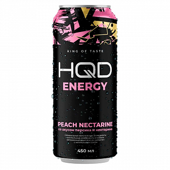 Напиток HQD Energy "Peach nectarine" 0.45л